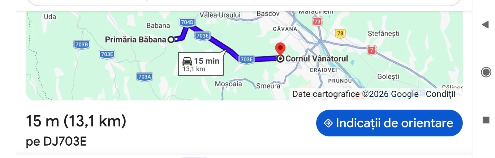 Vând teren 8 euro la 13 km de Pitești