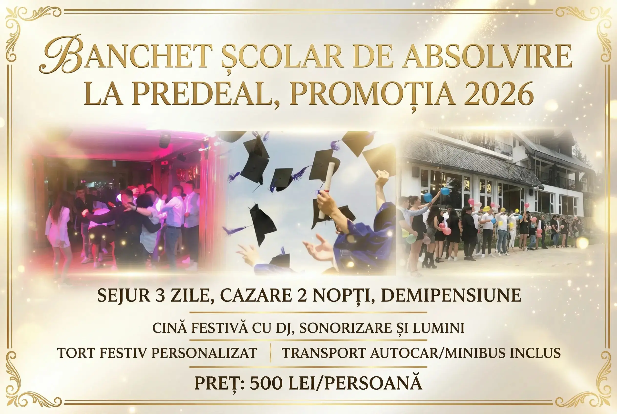 Banchet Școlar de Absolvire la Predeal, 2026