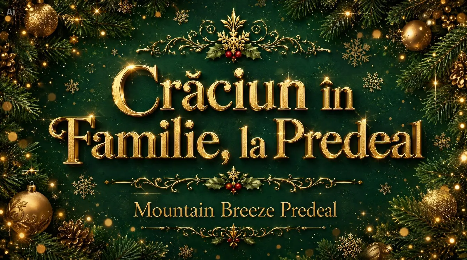 Crăciun 2026 cu familia la Predeal