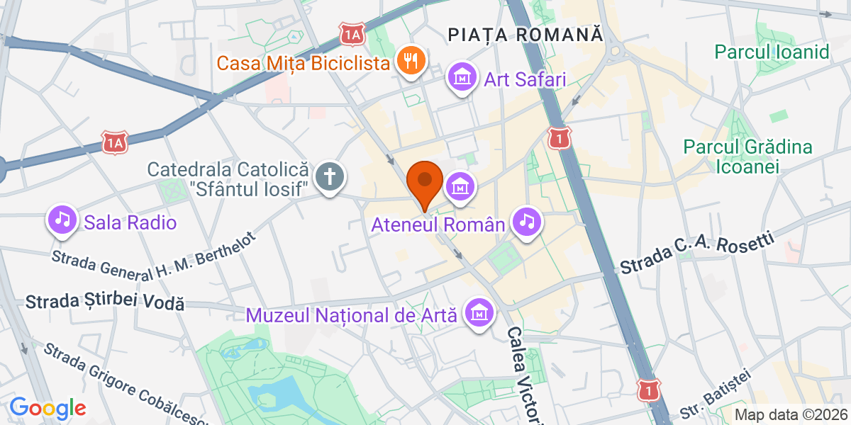 Hartă - Calea Victoriei, București