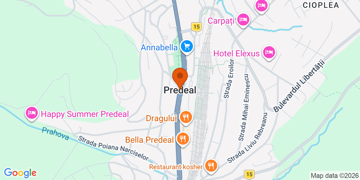 Hartă - Predeal