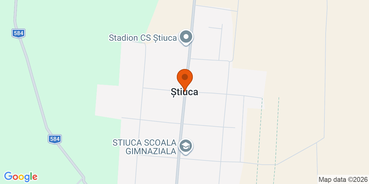 Hartă - Știuca, Timiş
