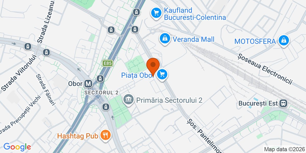 Hartă - Obor, București