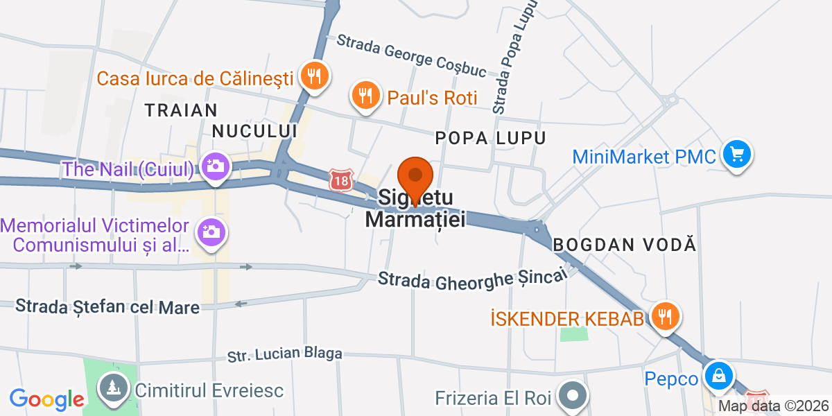 Hartă - Sighetu Marmației