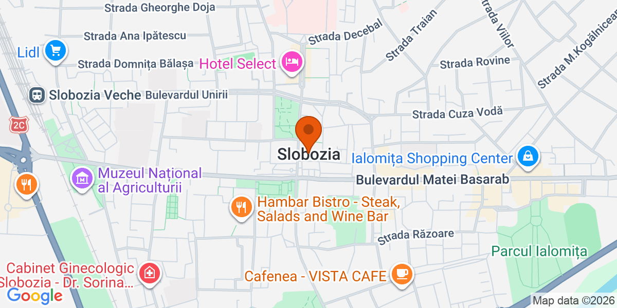 Hartă - Slobozia