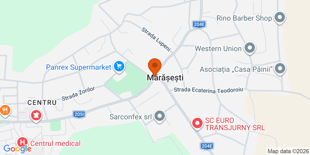 Hartă - Mărășești