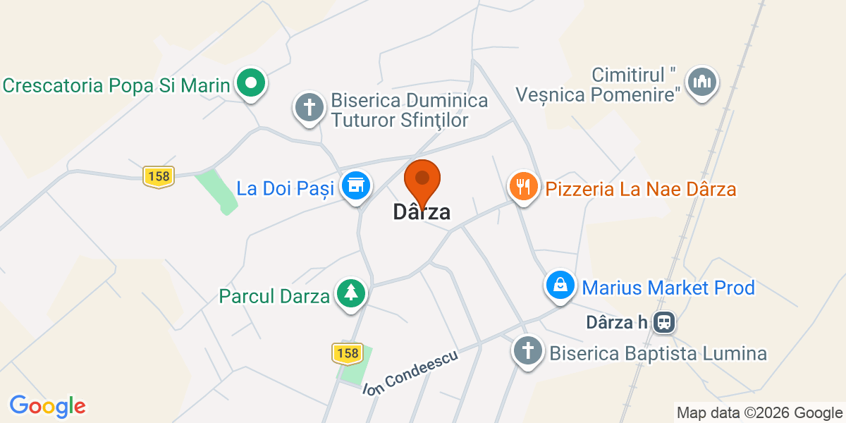 Hartă - Dârza
