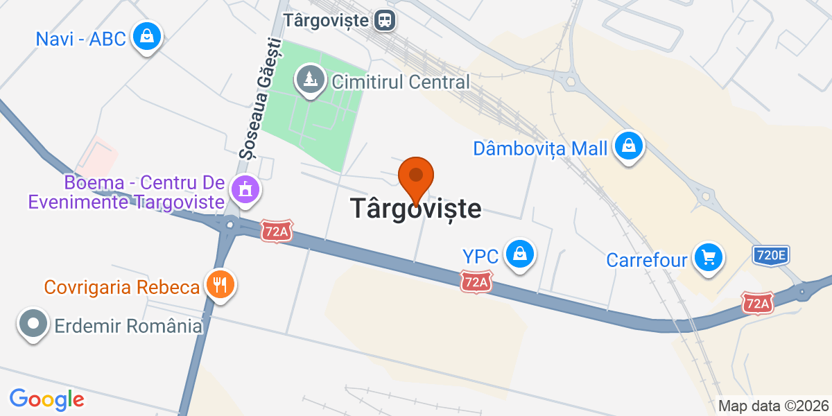 Hartă - Târgoviște