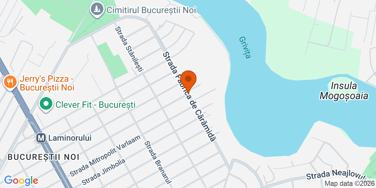 Hartă - Strada Fabrica de Cărămidă 1, București