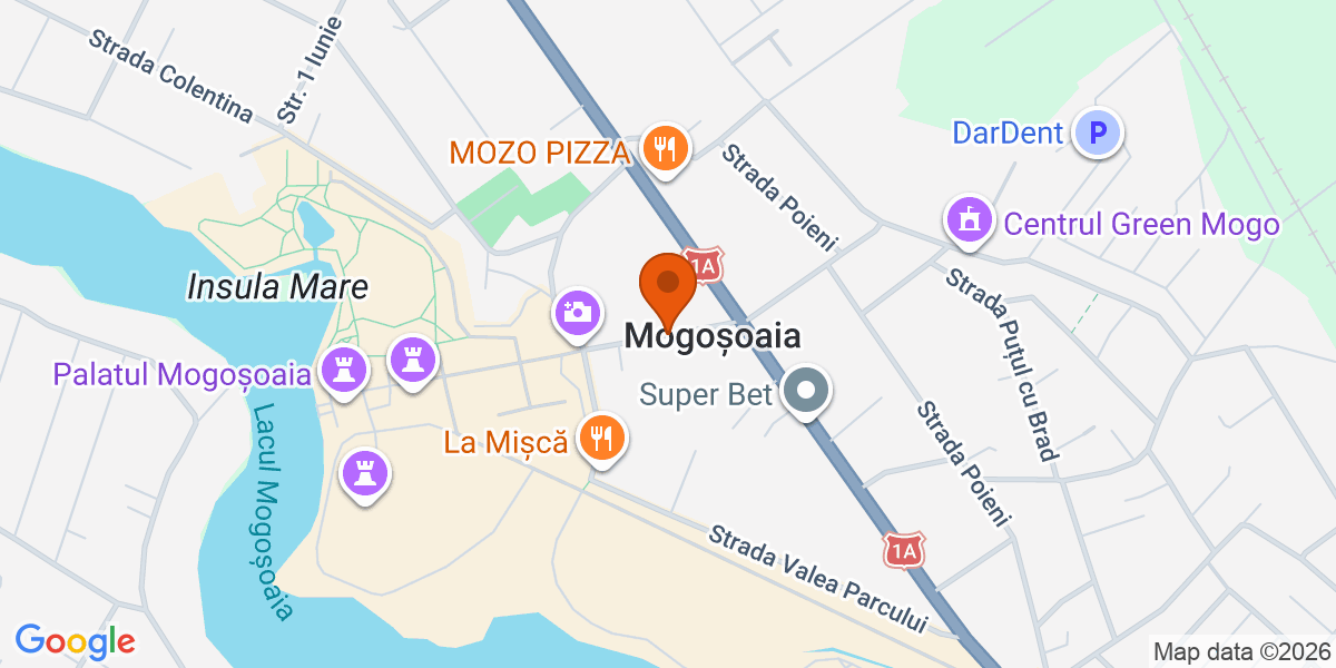 Hartă - Mogoșoaia