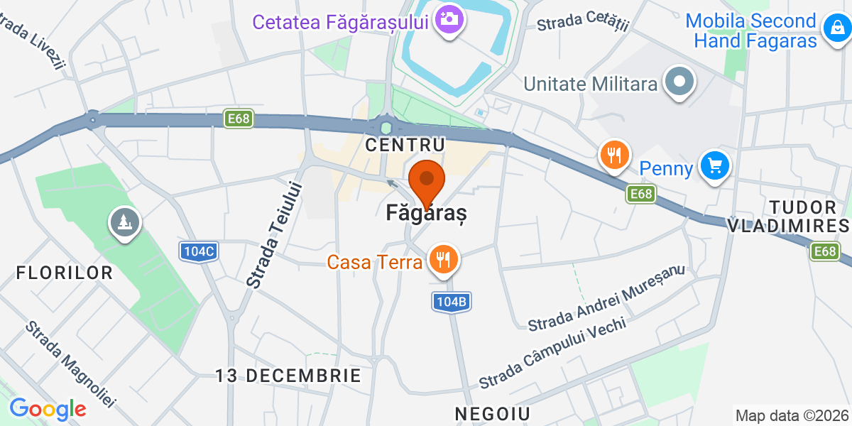 Hartă - Făgăraș Jud. Brașov