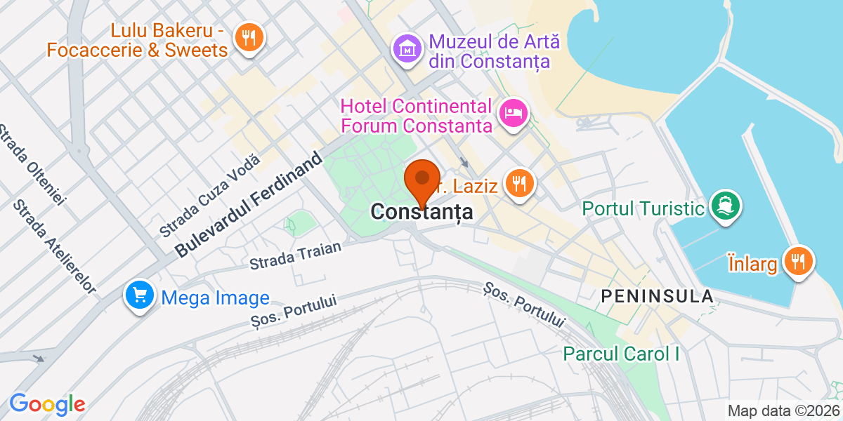 Hartă - Constanța