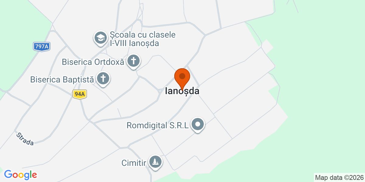 Hartă - Ianoșda