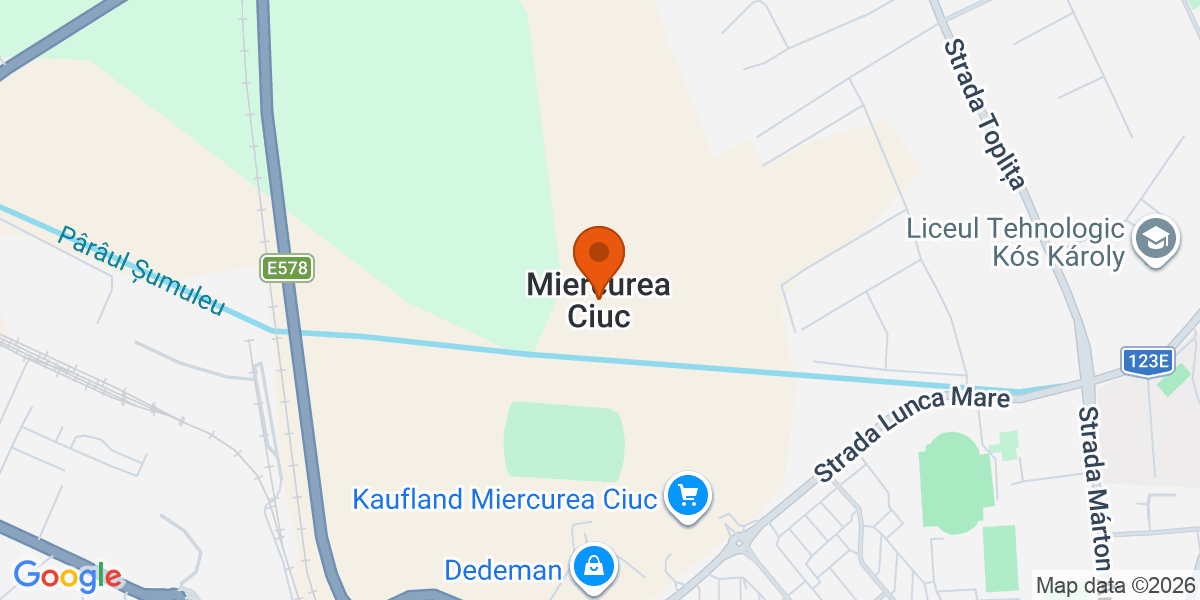Hartă - Miercurea Ciuc
