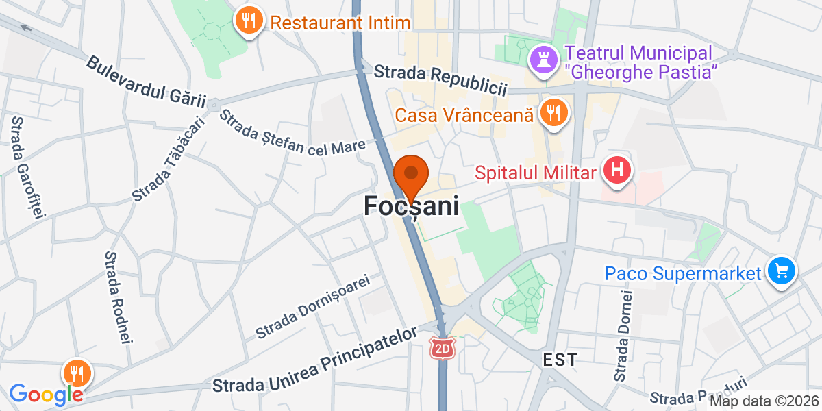 Hartă - Focșani