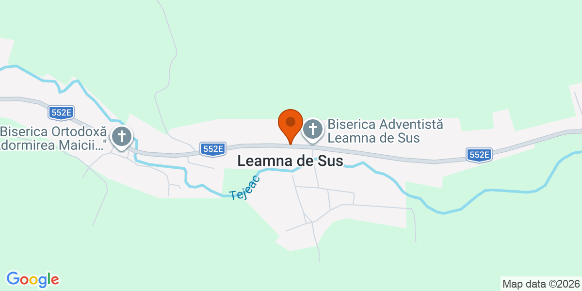 Hartă - Leamna de Sus